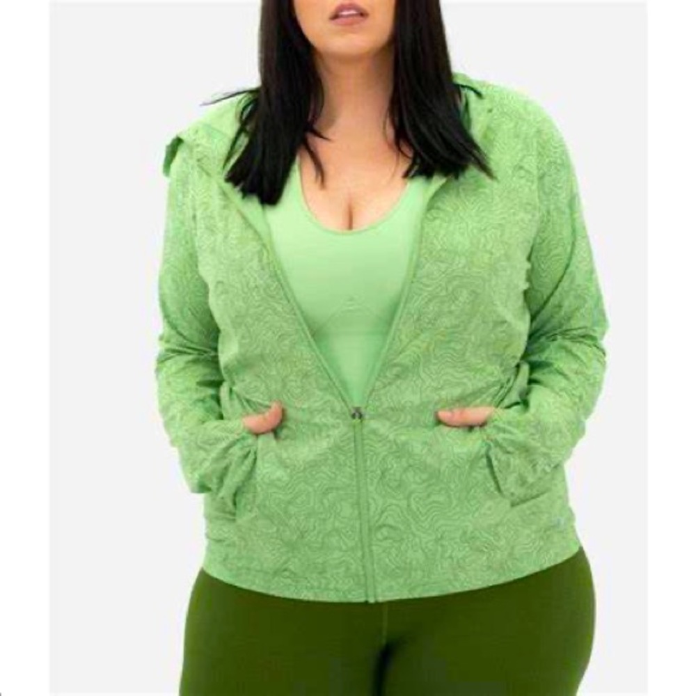Balance Athletics Women’s Journey Jacket, size medium. Green.